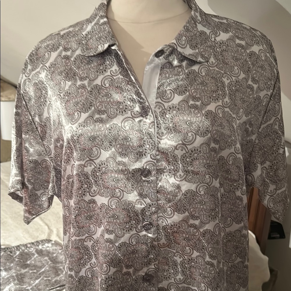 Mayfair 2 pieces satin pyjama shorts xl